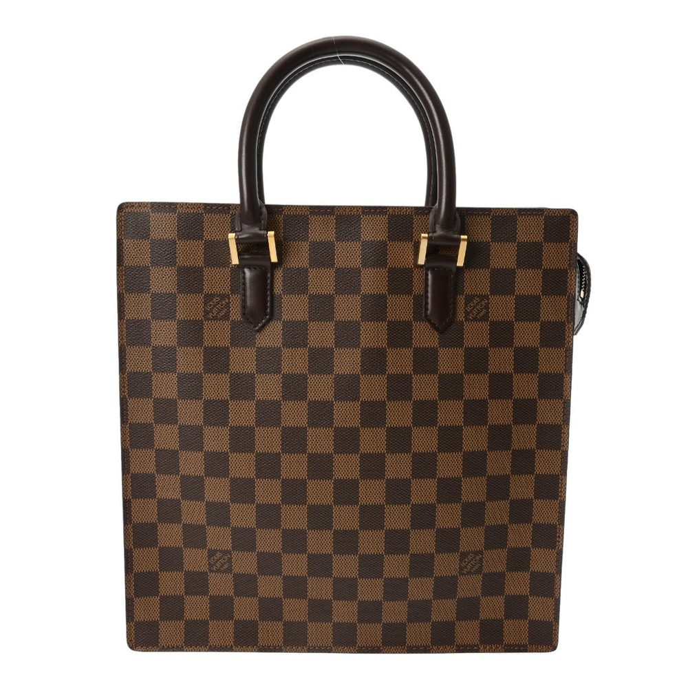 Louis Vuitton Damier Venice Tote Bag Brown Canvas Handbag